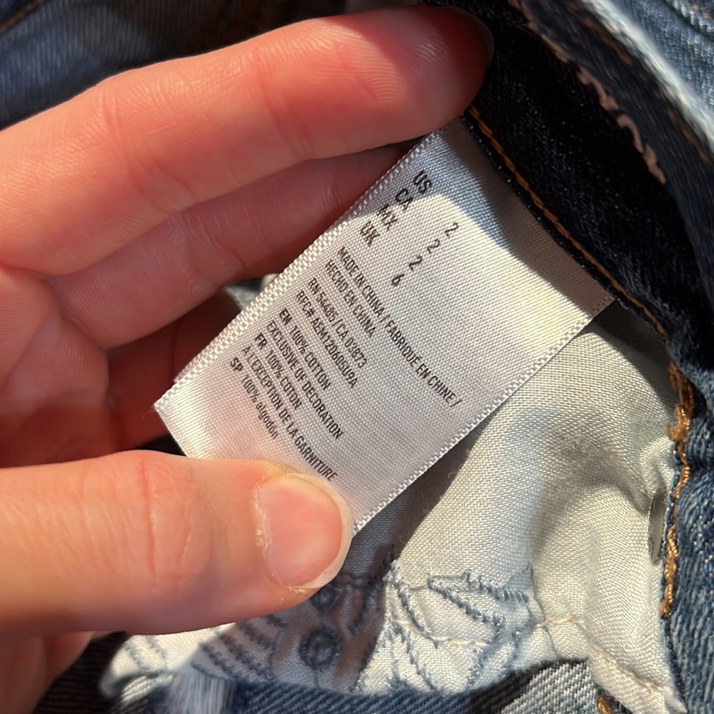 American eagle festival high rise jean shorts - Picture 3 of 5